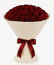 Букет 101 Бордовая роза Блэк Бакарра в Ростовe-на-Донy