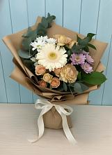 Букет цветов из:  Герберы и Хризантемы в Ростовe-на-Донy