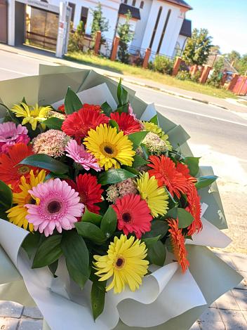 Букет цветов из: Герберы в Ростовe-на-Донy